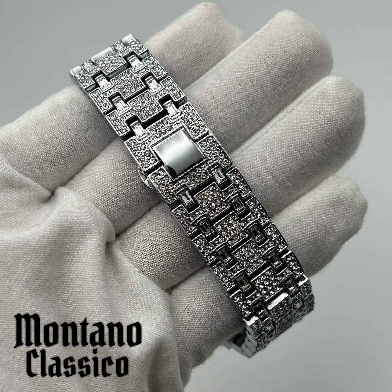 Montano Classico Iced Out CZ Thorn Watch - La Notte Series